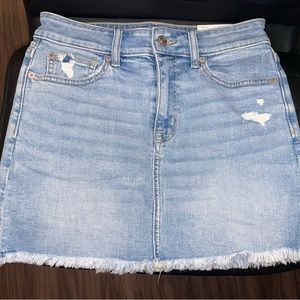AE hi-rise mini skirt